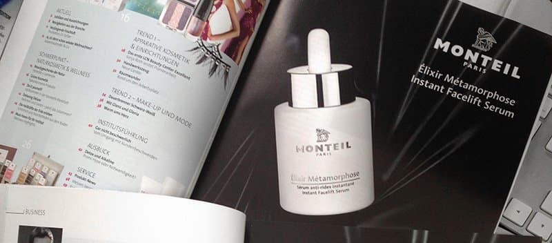 Tearsheet Monteil cosmetics – Jan Kocovski Photography