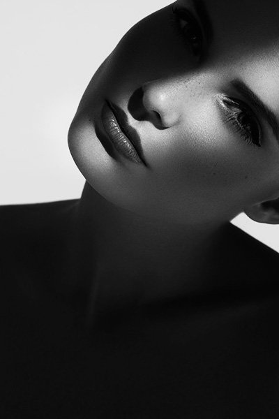 schwarz weiß Beauty Fotografie