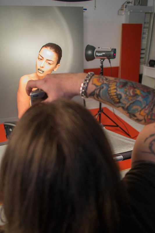 Beauty making of Fotoproduktion