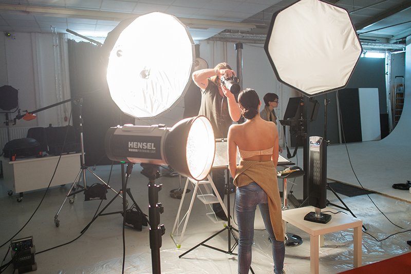 Beauty making of Fotoproduktion