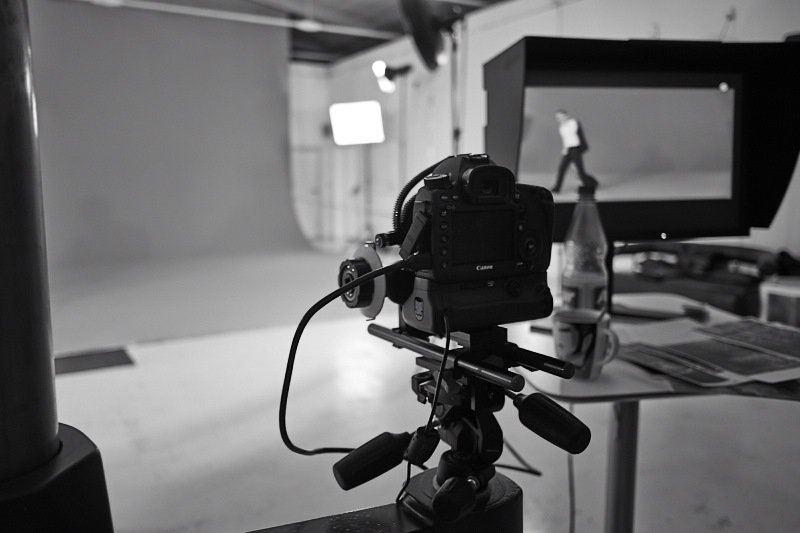 Arbeitsnachweis Fotoproduktion - making of