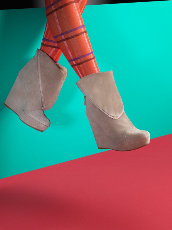 Schuhe und Farbe - Werbefotografie
