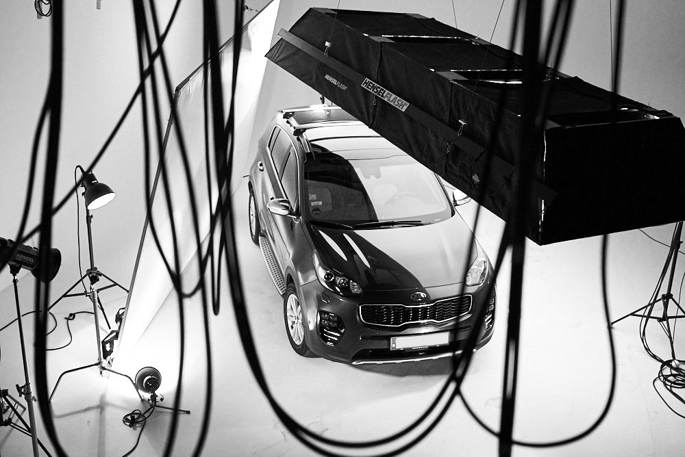 Auto Fotografie im Studio
